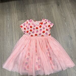 Wonder Nation Pink Strawberry Tulle Dress 4T